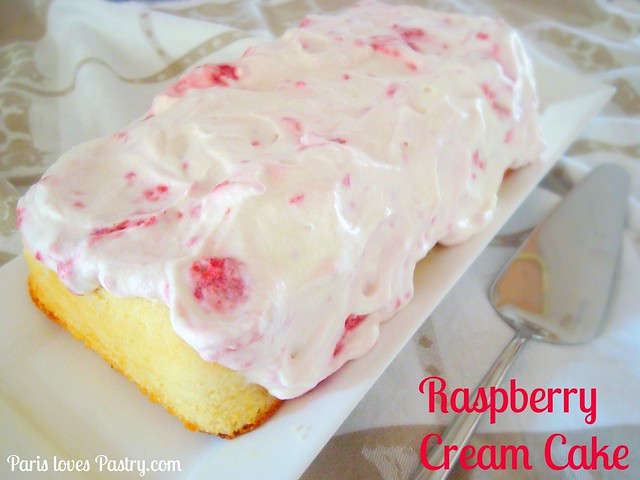 Raspberry Cream Cake