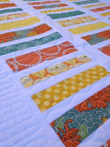 Quilting on 100 quilts quilt