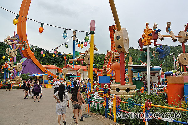 Entering Toy Story Land