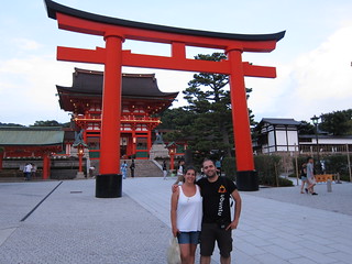 Helena and I at Fushimi Inari Taisha