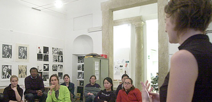 A 2011 art studio in the Palazzo Lazzaroni. 

photo / provided