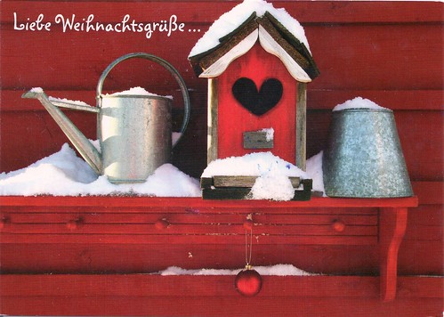 Leibe Weihnachtsgrube-Christmas Postcard