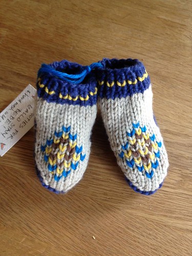 Booties for D+S's little boy