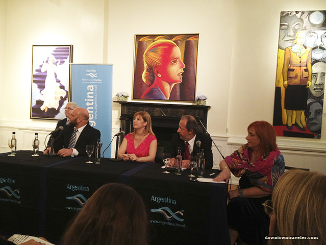 Evita Peron exhibition at the Argentine Consulate in NYC