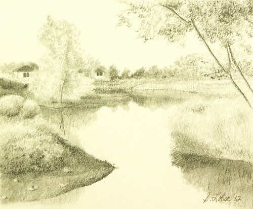 North of the Boulevard, graphite