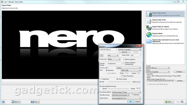 Скриншот Nero 12 Platinum
