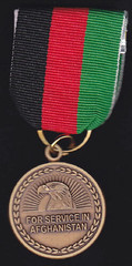 CBP Afghanistan medal obverse
