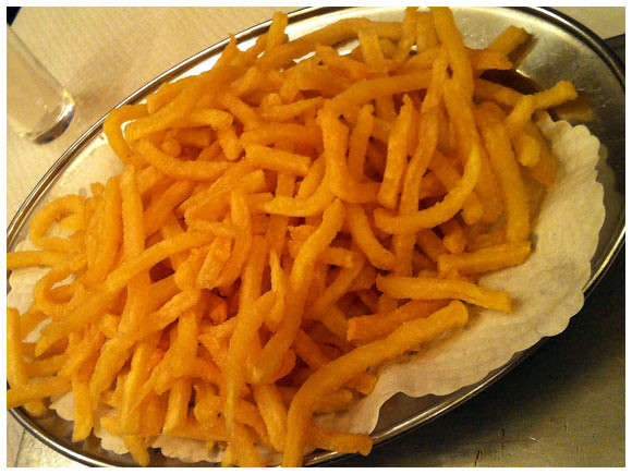 French fries, Le Furet -  Geneva, Switzerland