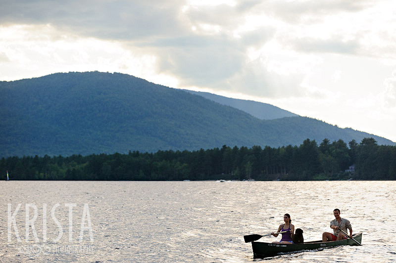 Lake Ossipee engagement session