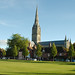 Salisbury Cathedral from Choristers' Square (2)