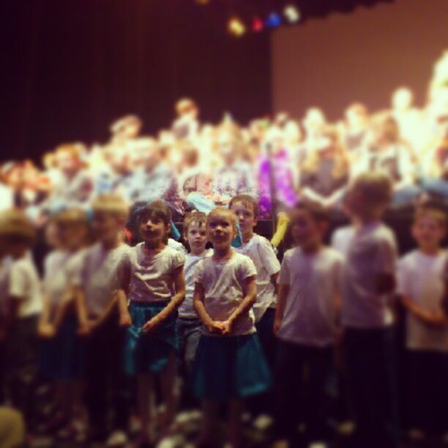 Looking up at the 800 people who just watched! #finale #school #concert