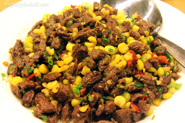Diced Beef with Corn P220