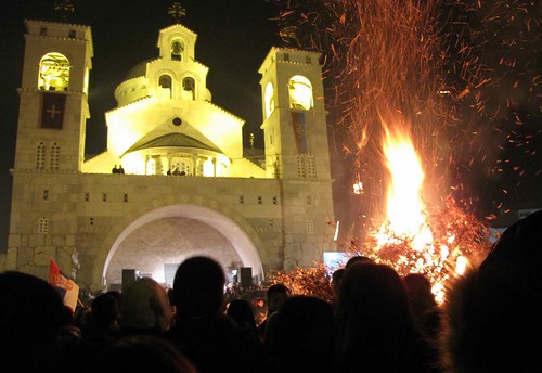 Orthodox Christmas, Podgorica, Montenegro