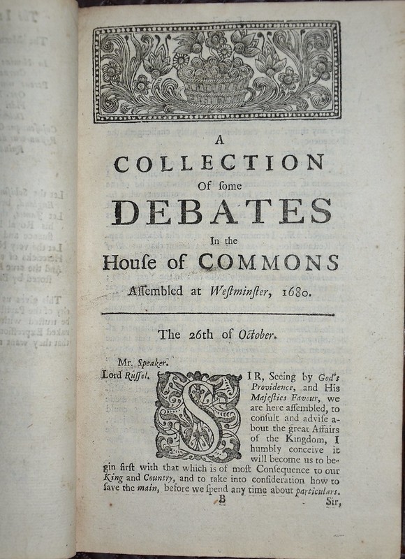 Debates of Parliament 1716 - Collected Debates