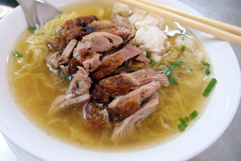 Must Try Bangkok Food: Roast Duck Soup Noodle