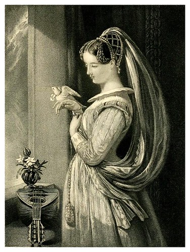 017- La paloma mensajera-Heath's book of beauty-1835- Letitia Elizabeth Landon