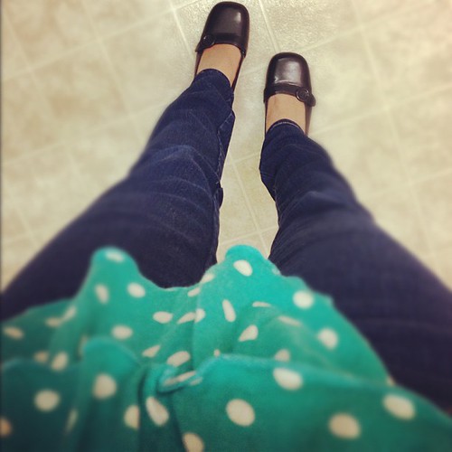 It's really about the shoes... #fromwhereistand #polkadots