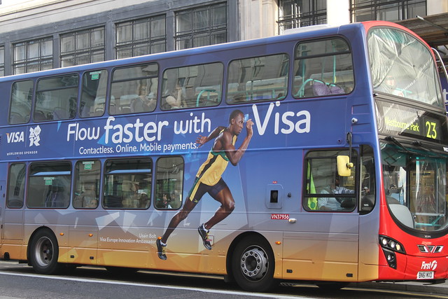 Usain Bolt Visa ad