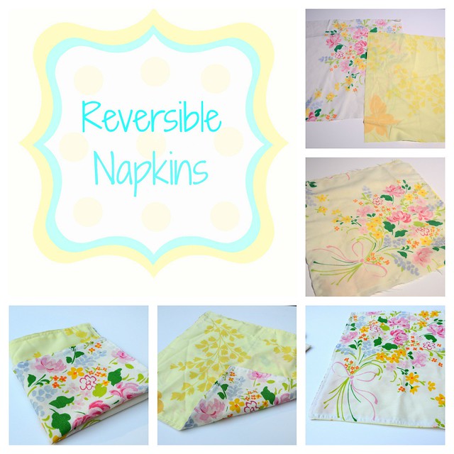 Reversible Napkins Collage