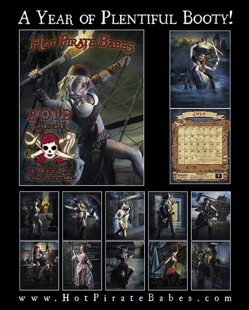 Hot Pirate Babes 2012 calendar