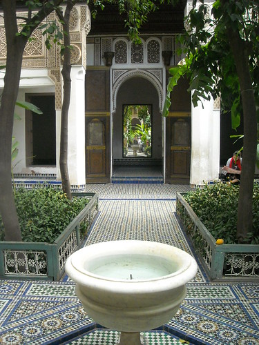 Centre garden at Bahia Palace