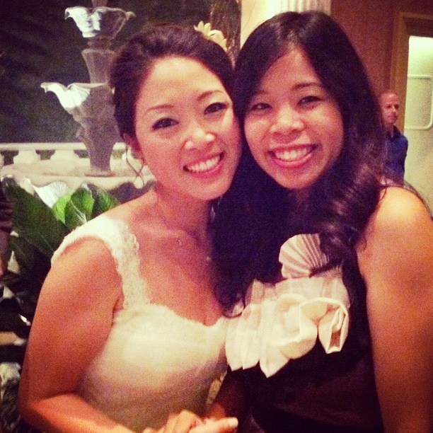 With the beautiful bride â™¥ Congratulations Mrs.Om!