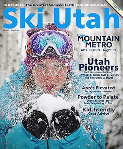 Ski Utah Magazine cover