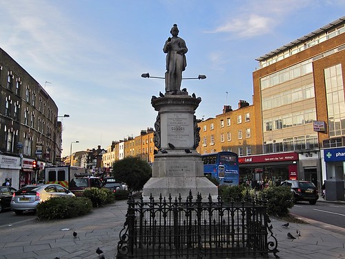 The statue of Richard Cobden