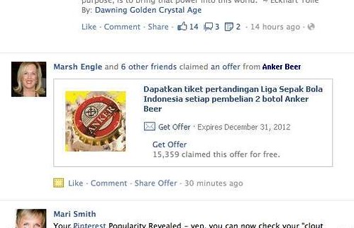 facebook offers indonesia
