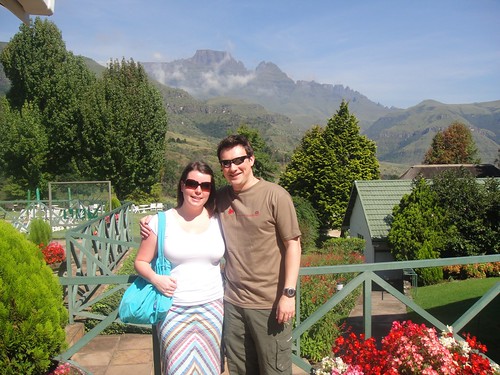 Emily and I at Champagne Castle, Drakensberg Mountains, Kwazulu Natal, South Africa