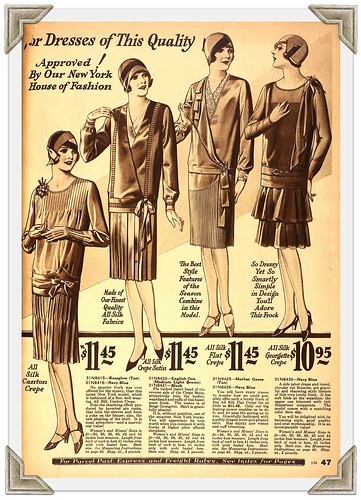 1920s drop waist dress