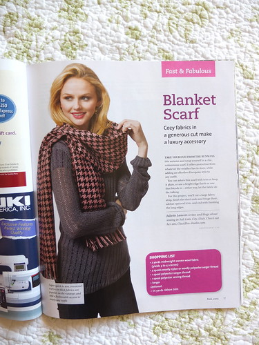 sew stylish, Blanket Scarves