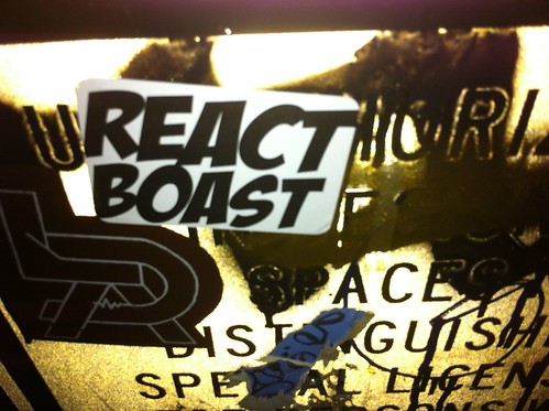 React / Boast Stickers by WE HATE FLICK R MAIL - EMAIL US: info@bomit.com