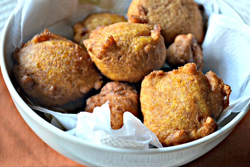 Fresh fried fritters