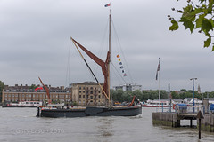 Thames barge parade