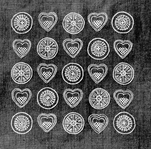 1950s Swedish embroidery hearts