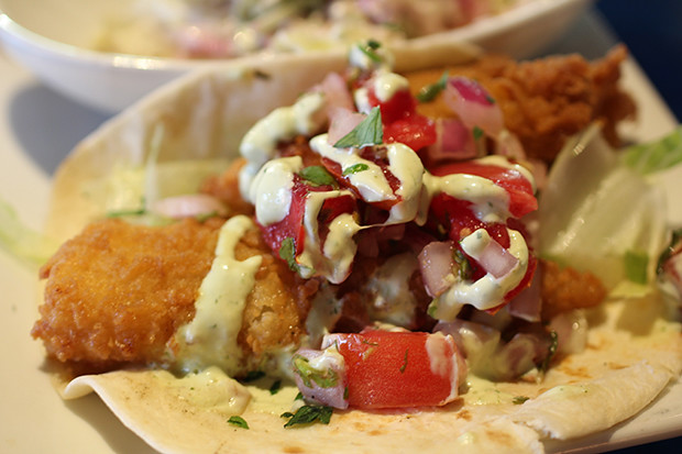 Fish Tacos, Blu Que Island Grill, Siesta Key, Sarasota, FL