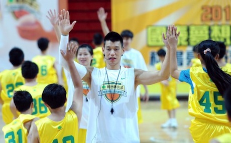 August 27th, 2012 - Jeremy Lin at a basketball camp in Taipei, Taiwan