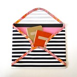 Fabric Document Envelope Tutorial by Fabric Paper Glue