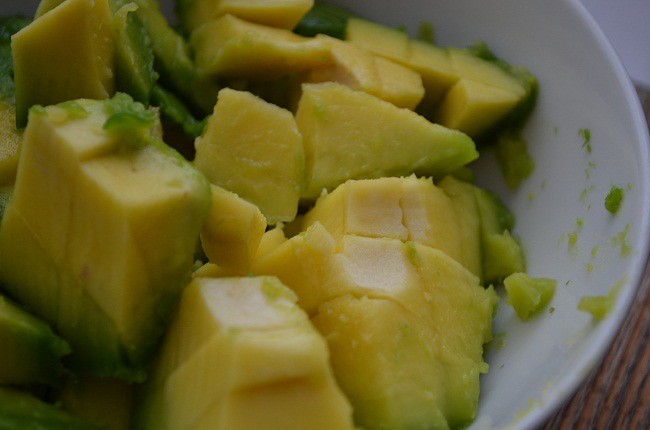 bowl of avocado