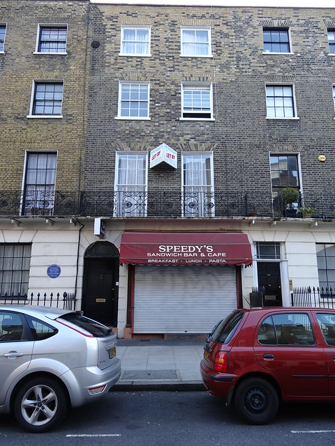 Speedy's Cafe and 221B Baker Street From Sherlock