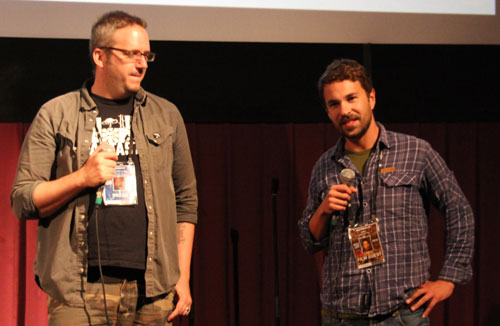 Todd Brown with Filmmaker Max Porcelijn of PLAN C