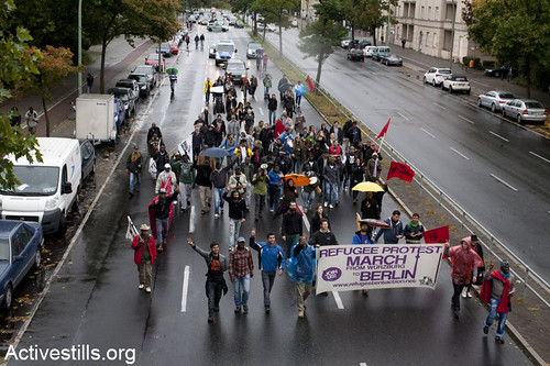 Refugee March to Berlin, Germany, 3-6/10/2012