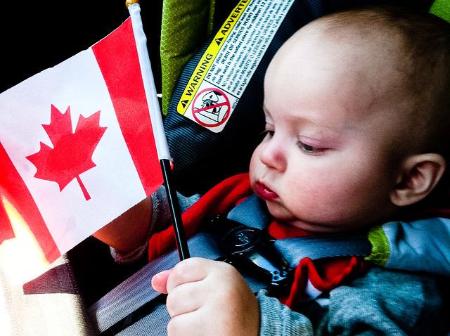 Canadian Flag Baby