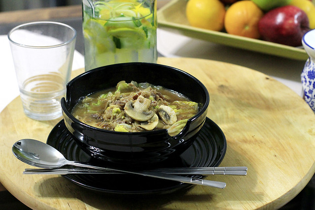 Recipe: Baechu Doenjang Guk (Cabbage in Soybean Stew)