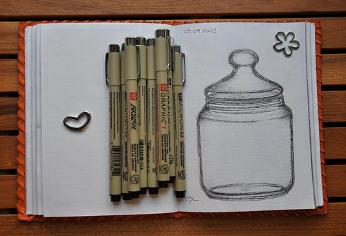 EDM Challenge #7: Draw a bottle, jar or tin from the kitchen