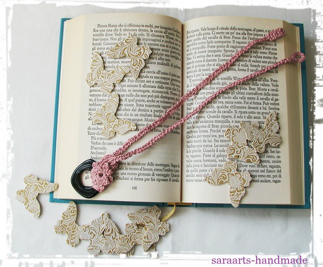 Pink Crochet Necklace