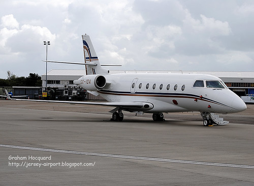 SX-IDA Gulfstream 200 by Jersey Airport Photography