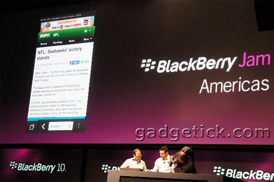 HTML5-браузер BlackBerry 10