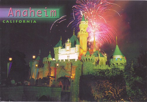 Anaheim California Magic Kingdom Fireworks